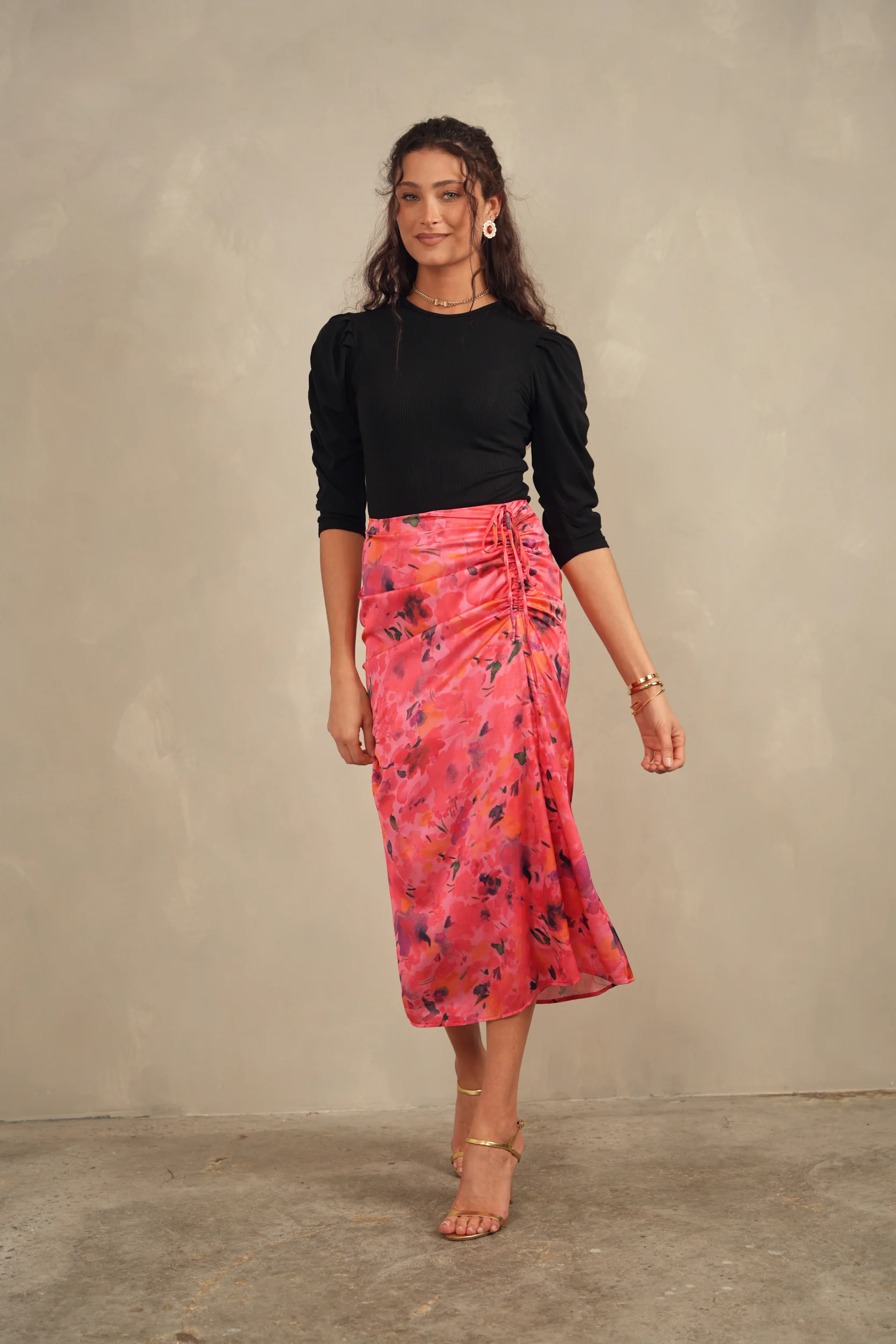 Side Ruched Skirt - Image 4