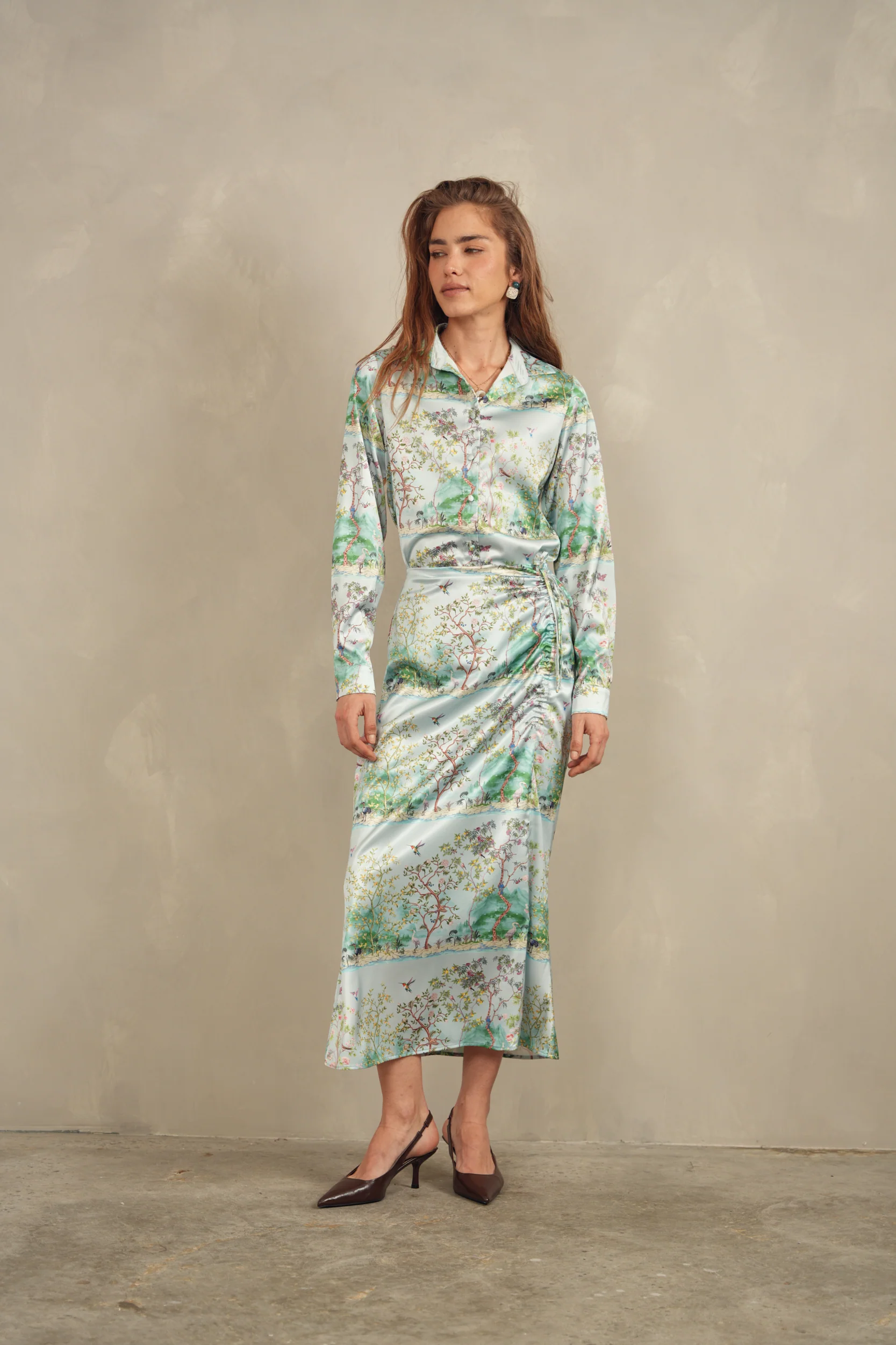 Side Ruched Skirt - Image 5