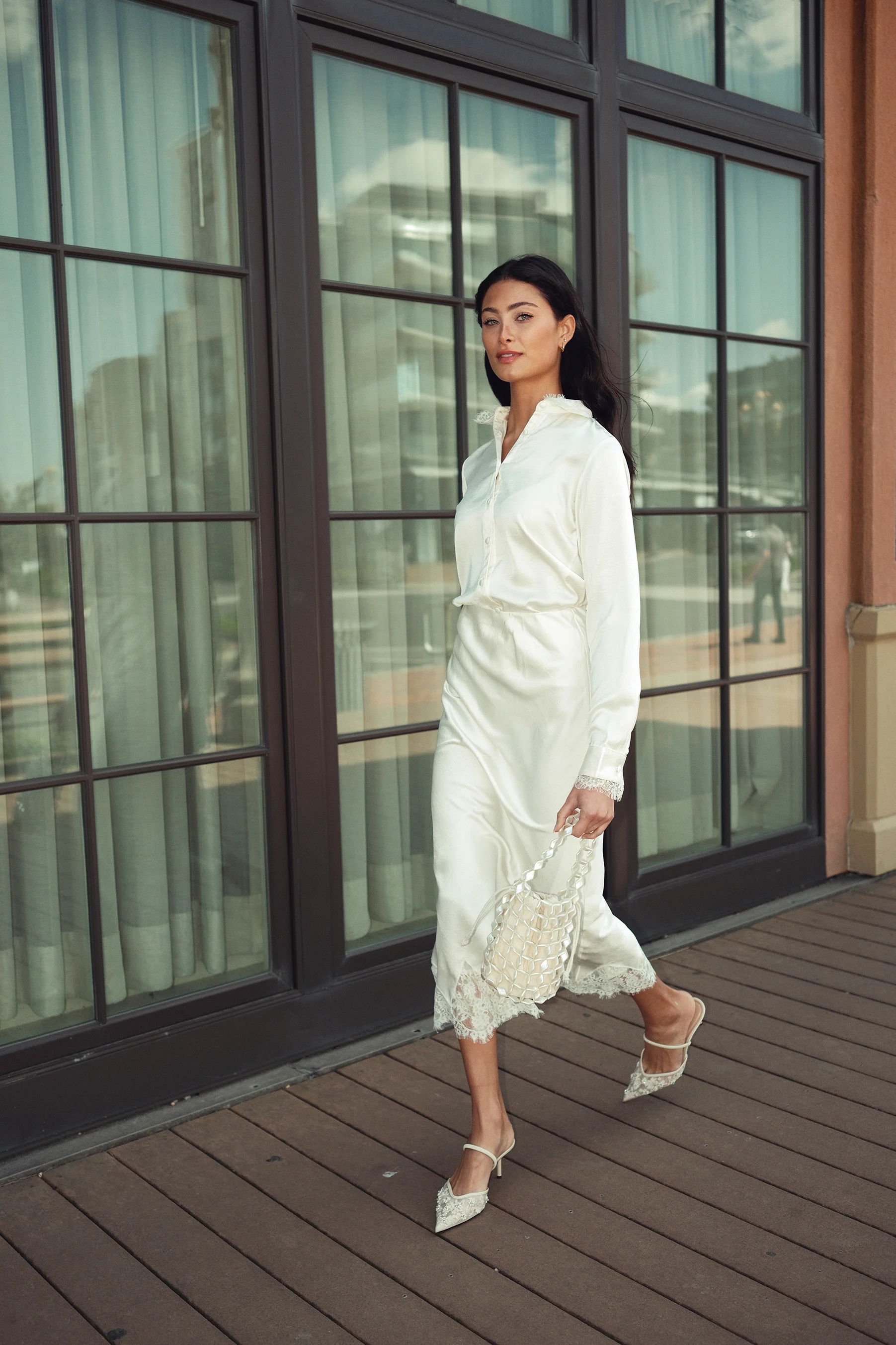 Slip Skirt With Lace - Image 10